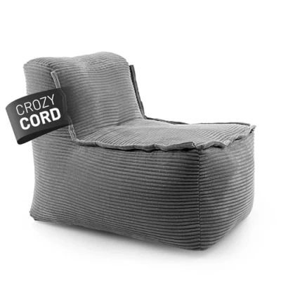 Afbeelding van Lumaland Modulair middendeel, corduroy, indoor zitzak met zachte structuur, ideale bankmodules &amp; voor de poef, Bean Bag vulling, woonkamer Co. 54 x 81 70 cm