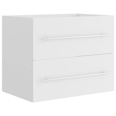 Afbeelding van Wastafelkast 60x38,5x48 cm spaanplaat wit