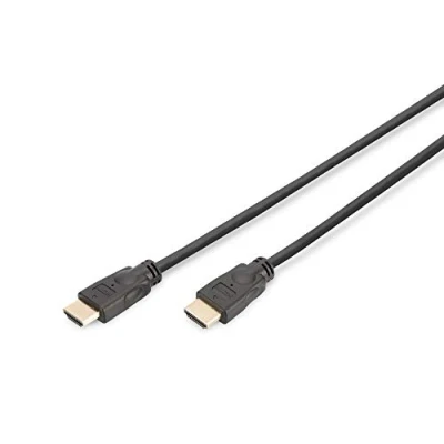 Afbeelding van DIGITUS HDMI Premium High Speed aansluitkabel, type A 2.0 3.0m met Ethernetkanaal Ultra HD 4k/60Hz compatibel TV/beamer/monitor vergulde contacten zwart