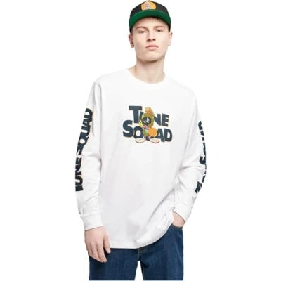 Afbeelding van Mister Tee Space JAM TAZ POSE Longsleeve, Heren, Maat: XS, White