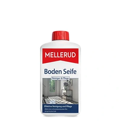Afbeelding van MELLERUD Vloerzeepreiniger &amp; verzorging, 1 x l, efficiënt reinigingsmiddel voor het verwijderen van vuil alle soorten vloeren binnenshuis