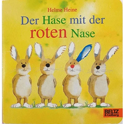 Afbeelding van der Hase mit roten Nase: Vierfarbiges Papp Bilderbuch