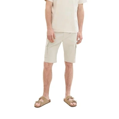 Afbeelding van TOM Tailor Regular Shorts, Heren, Maat: XL, Light cashew beige