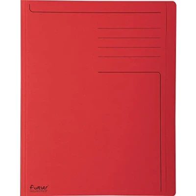 Afbeelding van Exacompta 441003E ordner Forever® 280 bedrukt met smalle omslag, 100 stuks, rood