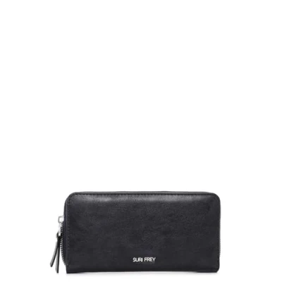 Afbeelding van SURI FREY Portemonnee Ally Zip Around Wallet Blue Donkerblauw