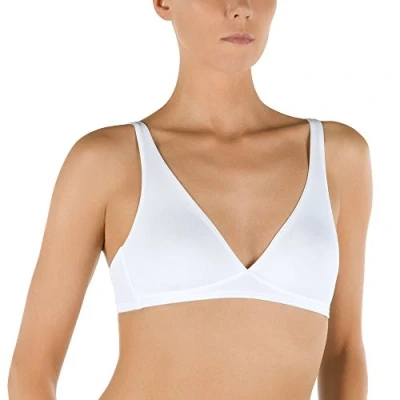 Afbeelding van Calida Dames Soft bh Sensitive Everyday BH, Wit (Weiss 001), 36 NL(Fabrikant maat: 70B)