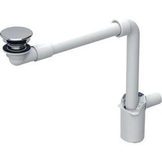 Afbeelding van Geberit wastafelafvoer vrije uitloop en plugdeksel: d=32mm