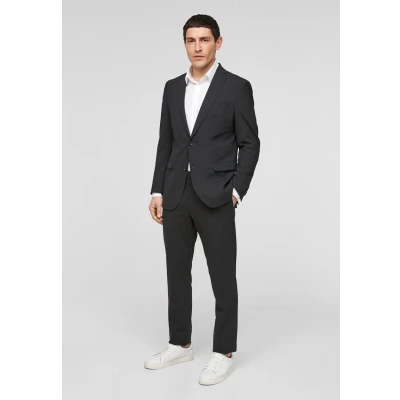 Afbeelding van s.Oliver Black Label SLIM FIT Colbert, Heren, Maat: 52,