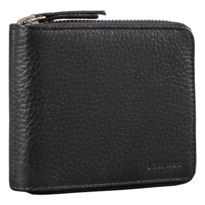 Afbeelding van STILORD &#039;Amy&#039; RFID Portemonnee voor Dames Leer Grote Vintage Wallet Vrouwen Leren met Muntvaak Beursje in Geschenkdoos Echt Leer, Kleur:zwart