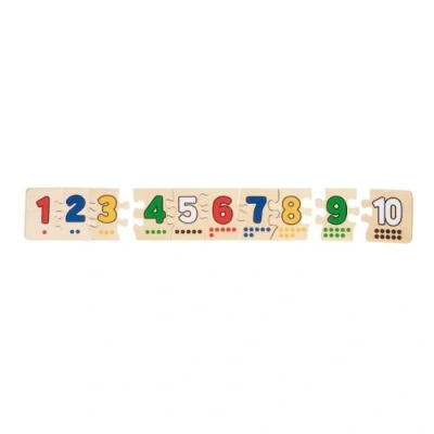 Afbeelding van GoKi Houten Nummer Puzzel