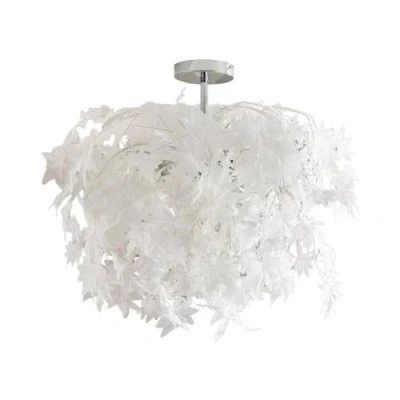 Afbeelding van Lindby plafondlamp 3 lichts kunststof, metaal H: 73 cm E27 wit, chroom