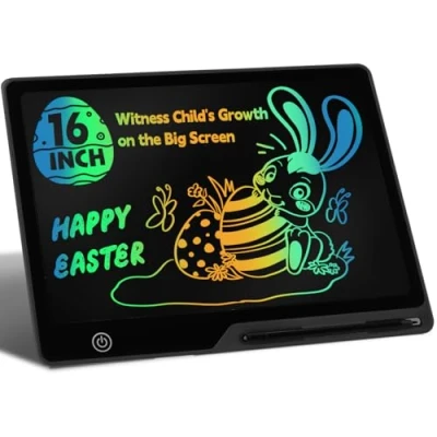 Afbeelding van LCD Schrijven Tablet 16 Tums Kleurrijk Scherm Oplaadbaar Doodle Board Peuter Educatief Speelgoed voor 3 12 Jaar Oud Jongens Meisjes Herbruikbare Teken Kerst Cadeaus kinderen