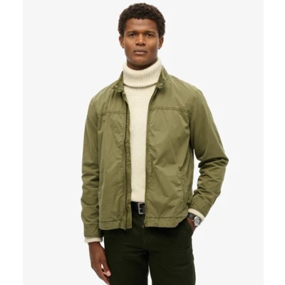 Afbeelding van Superdry Mannen Klassieke Harrington jas Khaki Grootte: Xxxl