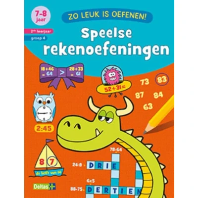 Afbeelding van Speelse rekenoefeningen 7 8 jaar 2de leerjaar groep 4 (Paperback)