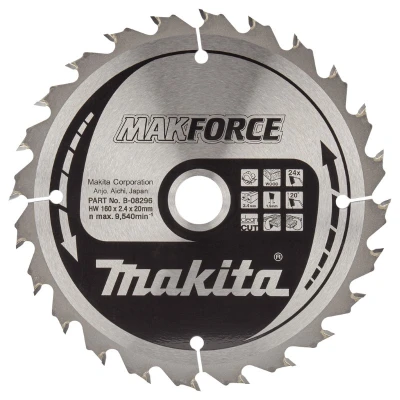 Afbeelding van Makita B 08296 Cirkelzaagblad Hout 160x20x1,5mm