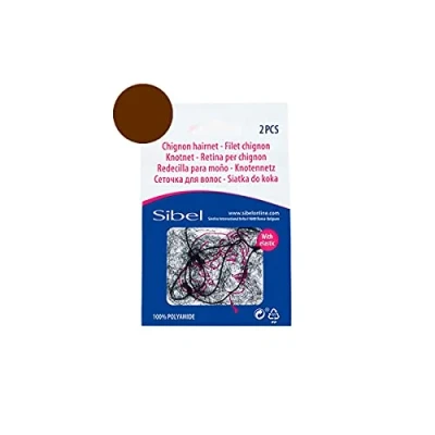 Afbeelding van Dagnet Nylon Hair Net 12 X 2st Donkerbruin