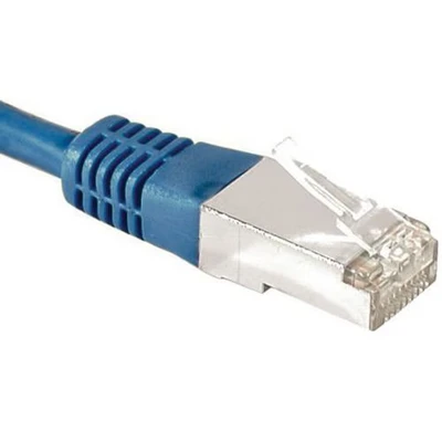 Afbeelding van Netwerkkabel DEXLAN RJ45 CAT 6A F/UTP blauw 0.5 M