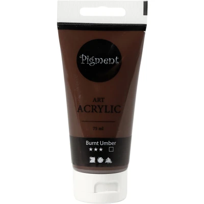 Afbeelding van Creativ Company Pigment Art Acrylverf Burnt Umber Bruin, 75ml