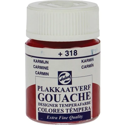 Afbeelding van Talens Plakkaatverf Extra Fijn Flacon Van 16 Ml, Karmijn