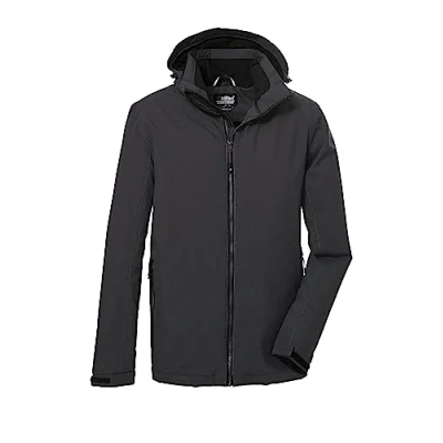 Afbeelding van killtec Heren Functioneel jack/outdoorjack met afritsbare capuchon KOW 22 MN JCKT, dark anthracite, XXL, 39705 000