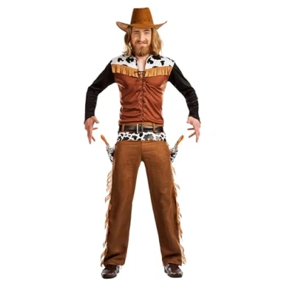 Afbeelding van Boland Kostuum Cowboy Austin (M/L) Volwassenen Western Wilde Westen