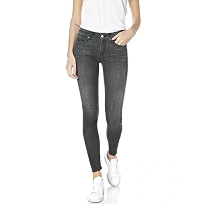 Afbeelding van Replay Dames Jeans Luzien Skinny Fit met Power Stretch, zwart (098 zwart), 24W x 28L