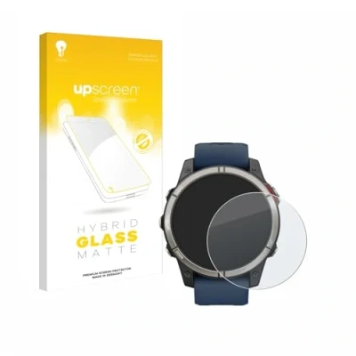 Afbeelding van upscreen Schutzglas Schutzfolie Displayschutz Display Schutz Glas Folie matt, Smartwatch beschermfolie, Grijs