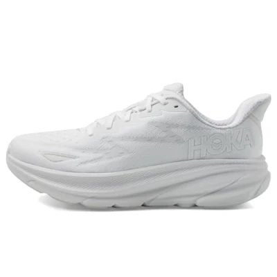 Afbeelding van HOKA Clifton 9 Hardloopschoenen neutraal, Heren, Maat: 42, White Textiel/ synthetisch