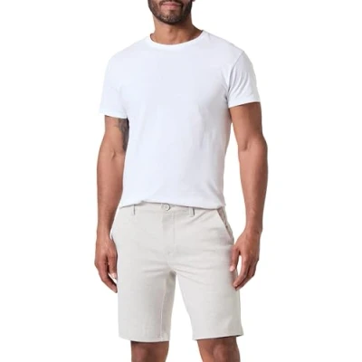 Afbeelding van Only &amp; Sons Onsmark 0209 Melange Shorts Noos 22028247 Grijs Heren The Stone
