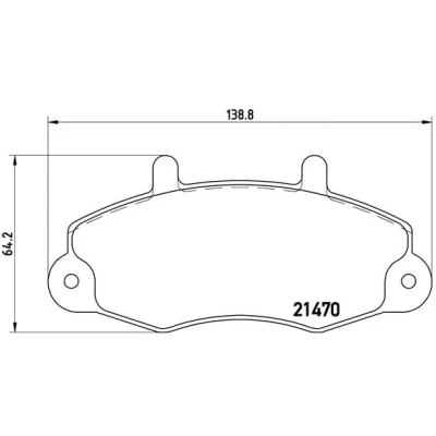 Afbeelding van Brembo Remblokset P 24 032