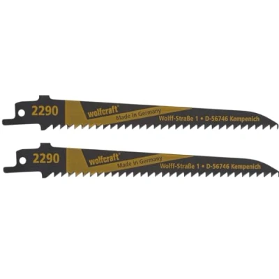 Afbeelding van Wolfcraft 2290000 HCS Reciprozaagblad 152mm Hout / Kunststof (2st)