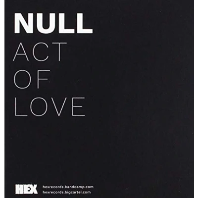Afbeelding van Null Act Of Love (CD)