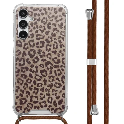 Afbeelding van imoshion Hoesje Geschikt voor Samsung Galaxy A16 (5G) Design met Koord Leopard Mood