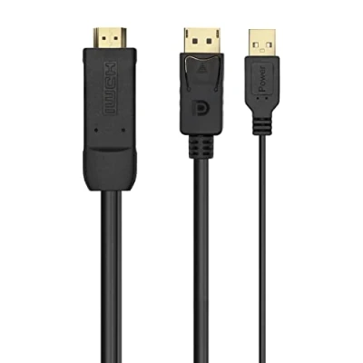 Afbeelding van DisplayPort Mini naar HDMI Kabel Aisens A122 0641 Zwart 1,8 m