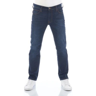 Afbeelding van Lee Heren Jeans Regular Fit Daren Zip Fly Broek Rechte jeansbroek Katoen Denim Stretch Blauw Zwart Grijs W30 W31 W32 W33 W34 W36 W38 W40 W42 W44, donker (Lss3sgjw3), 31W / 30L