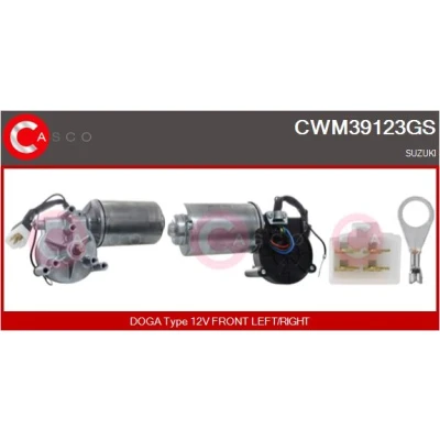 Afbeelding van CASCO CWM39123GS Ruitenwissermotor 12V voor stuur links/rechts SUZUKI: Vitara I SUV (ET, TA, TD) 2.0 V6 24V Vierwielaandrijving