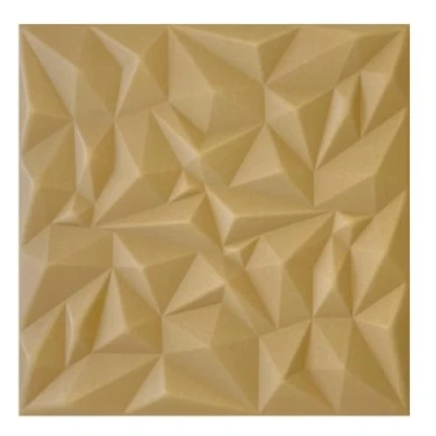 Afbeelding van 3D panelen, polystyreen, plafondpanelen, wandpanelen, piepschuim decors, plafonds, wandbekleding, 3 mm dik, 50 x cm / 2 m², 8 stuks (wit 02)