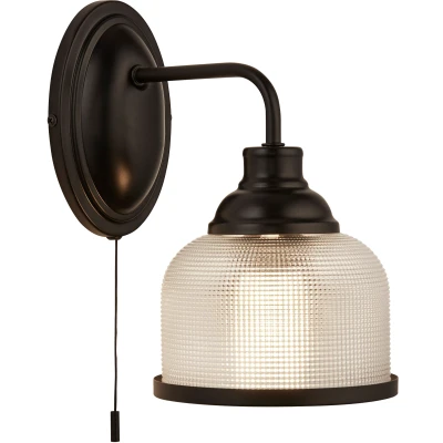 Afbeelding van Searchlight Wandlamp Highworth zwart 2671 1BK