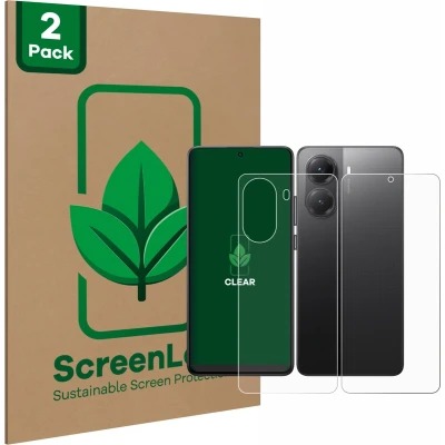 Afbeelding van ScreenLeaf Screenprotector voor Xiaomi Poco X7 Pro (Voor+Achter) Duurzame schermbescherming Folie Beschermfolie transparant (2 Stuks)