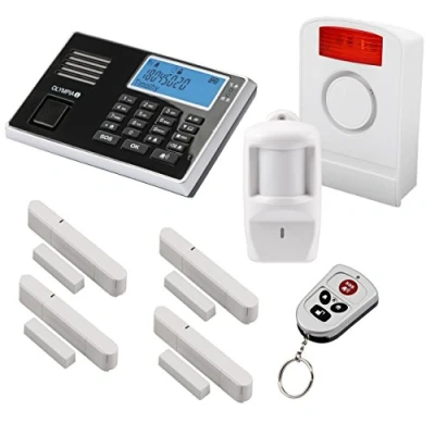 Afbeelding van Olympia Protect 9061 Draadloze alarminstallatie Super Set ✓ GSM Smat met app Draadloos Venster &amp; Deur Inbraakmeldingssysteem bewegingsmelder voor huis en woning alarmsysteem,