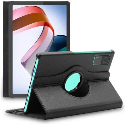 Afbeelding van ebestStar Hoes voor Xiaomi Redmi Pad, Roterende Etui, Case, 360 Draaibaar hoesje, Zwart