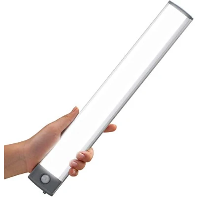 Afbeelding van Onder Kast Garderobeverlichting, LED bewegingssensor Kastverlichting met 54 lampjes, Draadloze oplaadbare Stick on Anywhere Magnetische nachtverlichting