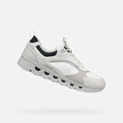Afbeelding van Geox Spherica ECUB Sneakers laag, Heren, Maat: 39, Weiß Leer