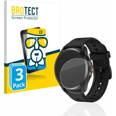 Afbeelding van BROTECT Glas Screen Protector voor Mobvoi TicWatch Pro 5 (3 Stuks) Schermbeschermer [9H Hardheid, Beschermglas Folie niet Gehard Glas]