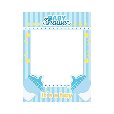 Afbeelding van Babydouche Selfie Frame Foto Geslacht Onthullen Jongen of Meisje Plezier Party Booth Props Feestdecoraties voor Baby Thema Verjaardag Douche (Thema 2, 19 &quot;x 27&quot;)