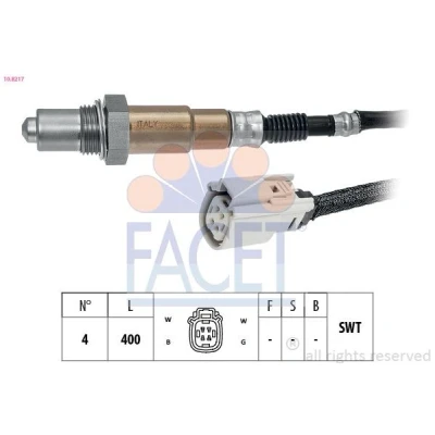 Afbeelding van FACET 10.8217 Lambdasonde Verwarmd, Planarsonde, Schroefdraad vooraf ingevet 4