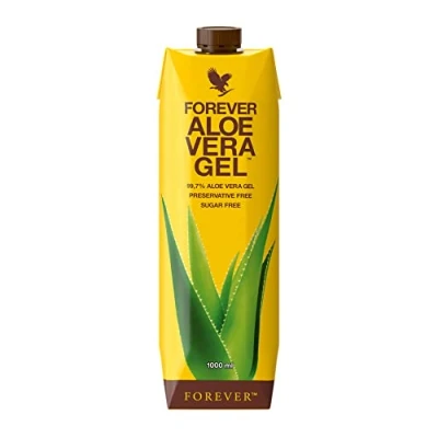 Afbeelding van Forever VitaminC aloë vera gel, 1 liter sap om te drinken, 100% puur gecertificeerde suikervrij, zonder toevoeging van conserveringsmiddelen