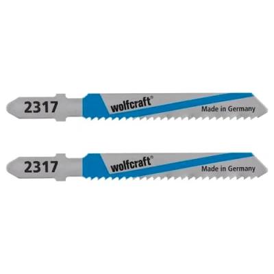 Afbeelding van Wolfcraft Decoupeerzaagblad Fijn HSS 75 mm 2 Stuks