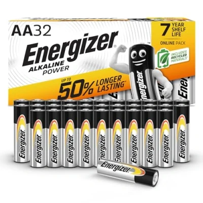 Afbeelding van Energizer AA batterijen, 32 stuks (exclusief Amazon)