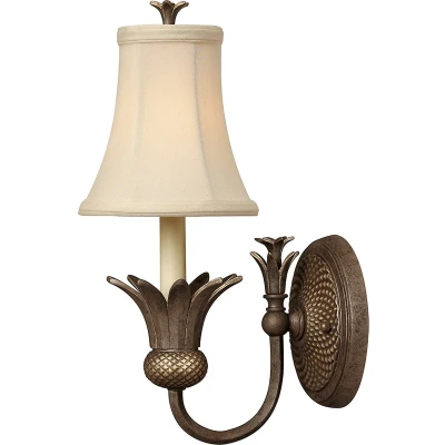 Afbeelding van KICHLER LED wandlamp Mona IP44 hoogte 55,9 cm vertind
